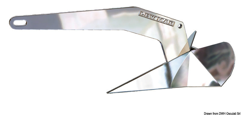 LEWMAR Delta® DTX ruostumattomasta teräksestä valmistettu ankkuri