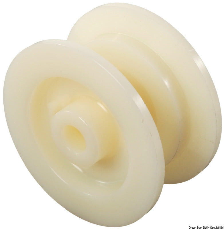 Spare nylon sheave for rollers