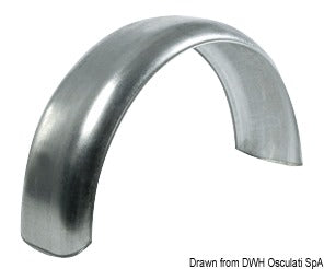 Mudguard for boat trailer wheels