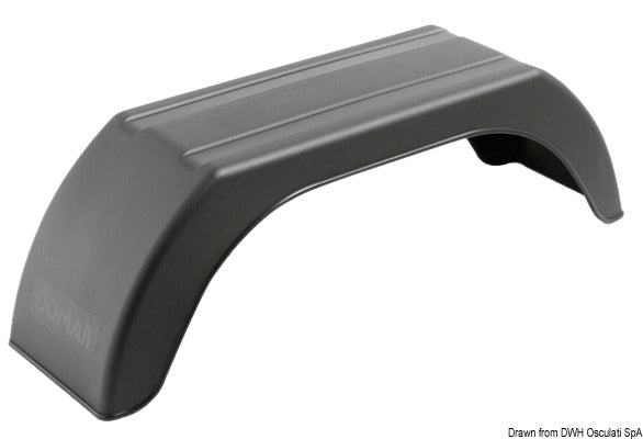 Mudguard for boat trailer wheels