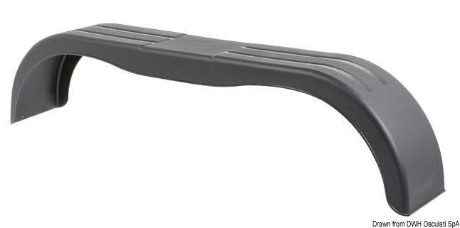 Mudguard for boat trailer wheels