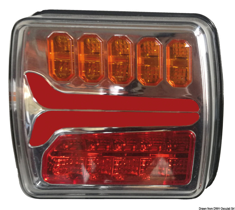 Dynaaminen LED-takavalo