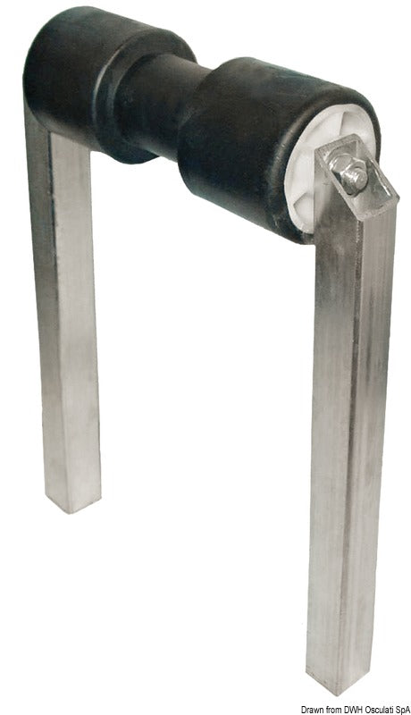 Keel central roller
