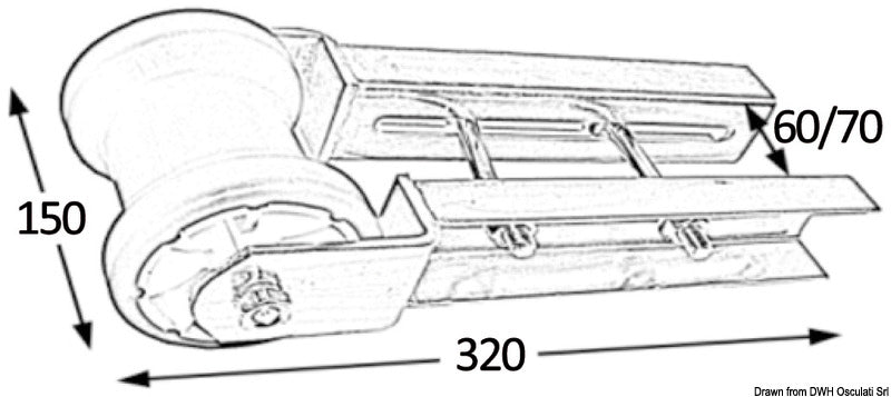 Central roller