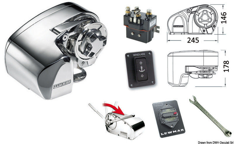LEWMAR PRO-Series 1000 ankkurivinssi