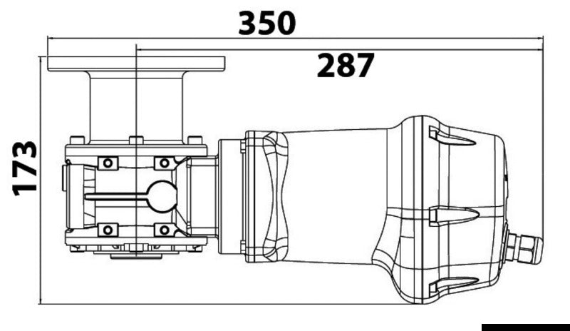 LEWMAR VX1 GO ankkurivinssin asennussarja, 300 W ja 500 W