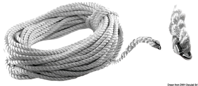 Line for chain and rope windlass.