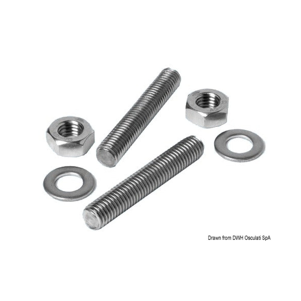 Stainless steel stud kit for cleats