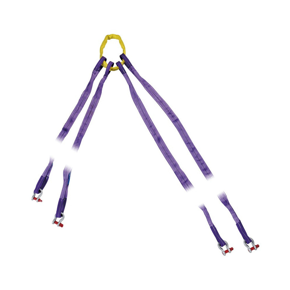 4-arm lifting system for boats and dinghies