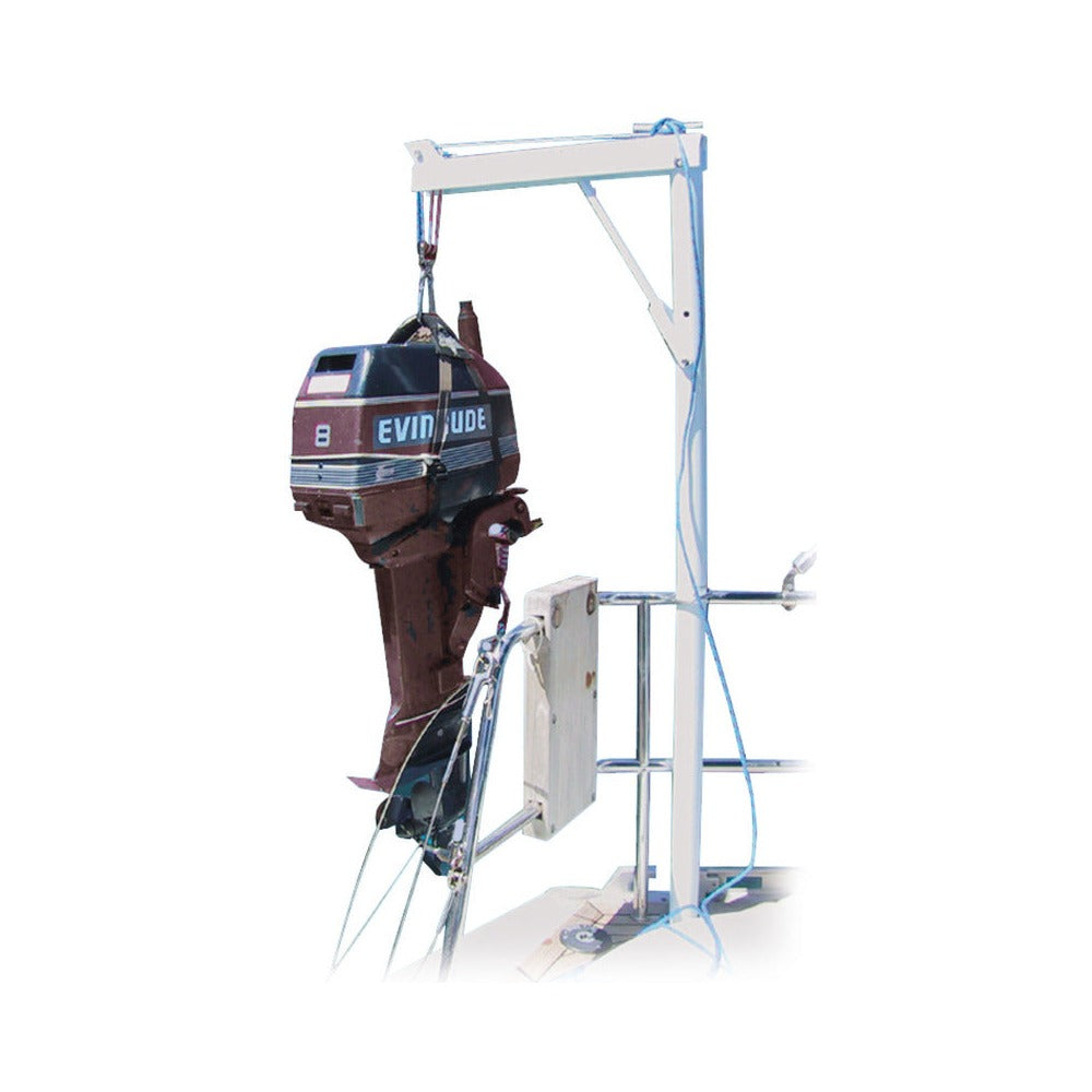 Foldable and swivelling davit