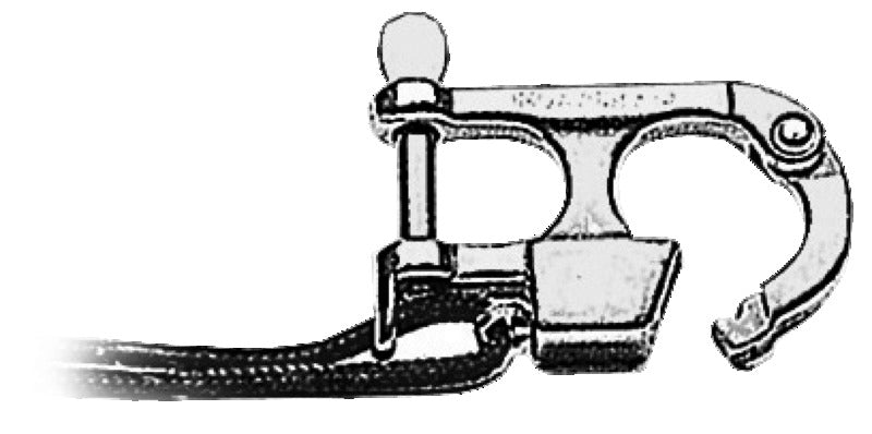 Snap-hook for water skiing in compliance with Ri.Na standards (declaration 165/06/DIP dated 18/04/1988)