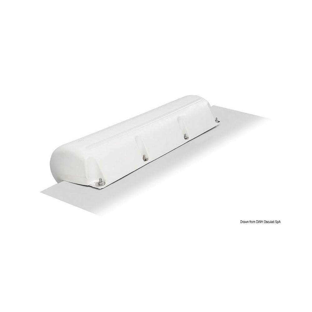White PVC inflatable marina fenders