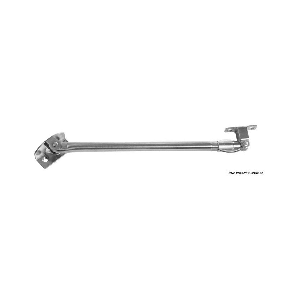 Telescopic hatch stay