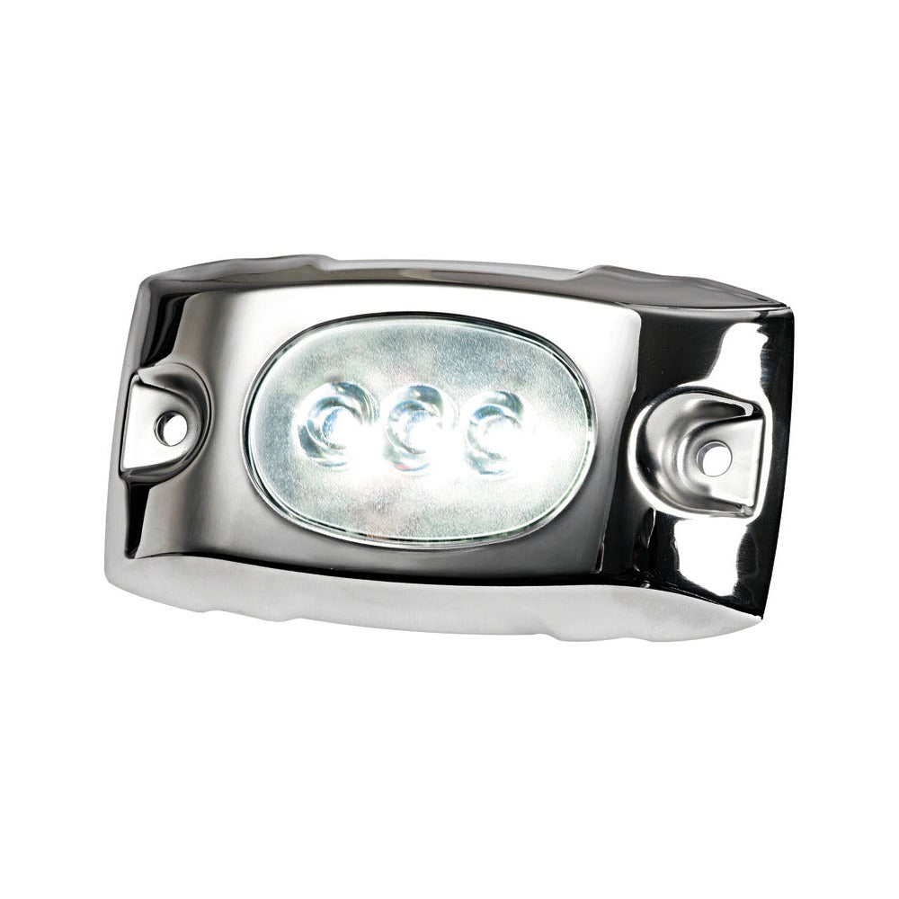 Underwater LED light for hull/transom