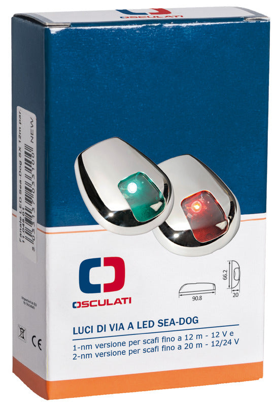 Sea-Dog ruostumaton teräs LED-navigointivalot