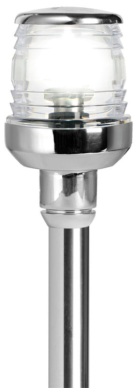 Ankkurivalaisin, jossa on klassinen/LED-kokoontaitettava sauva, näkymättömät johdot ja soikea jalusta