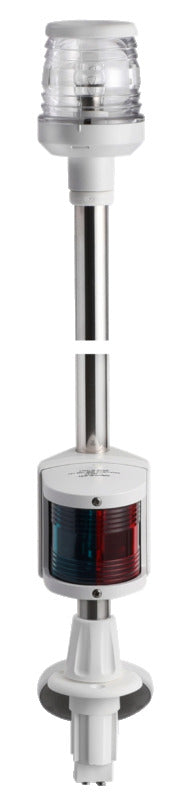 Klassinen yhdistelmäankkurivalaisin ruostumattomasta teräksestä valmistetulla tangolla