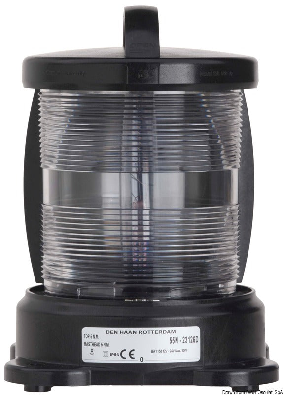 DHR-navigointivalot jopa 50 metrin pituisille rungoille, MED 2014/90/EU -tyyppitestattu