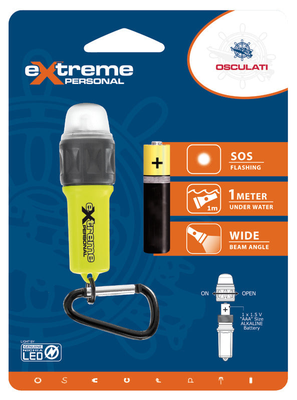 Extreme Personale hätätilanne-LED-minitaskulamppu