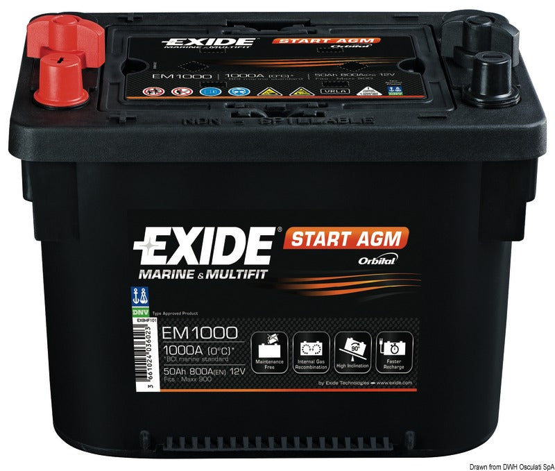 EXIDE Maxxima-batterier med AGM-teknik
