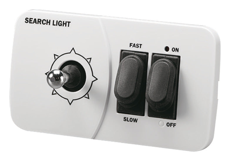 Aldebaran LED searchlight with joystick-operated control