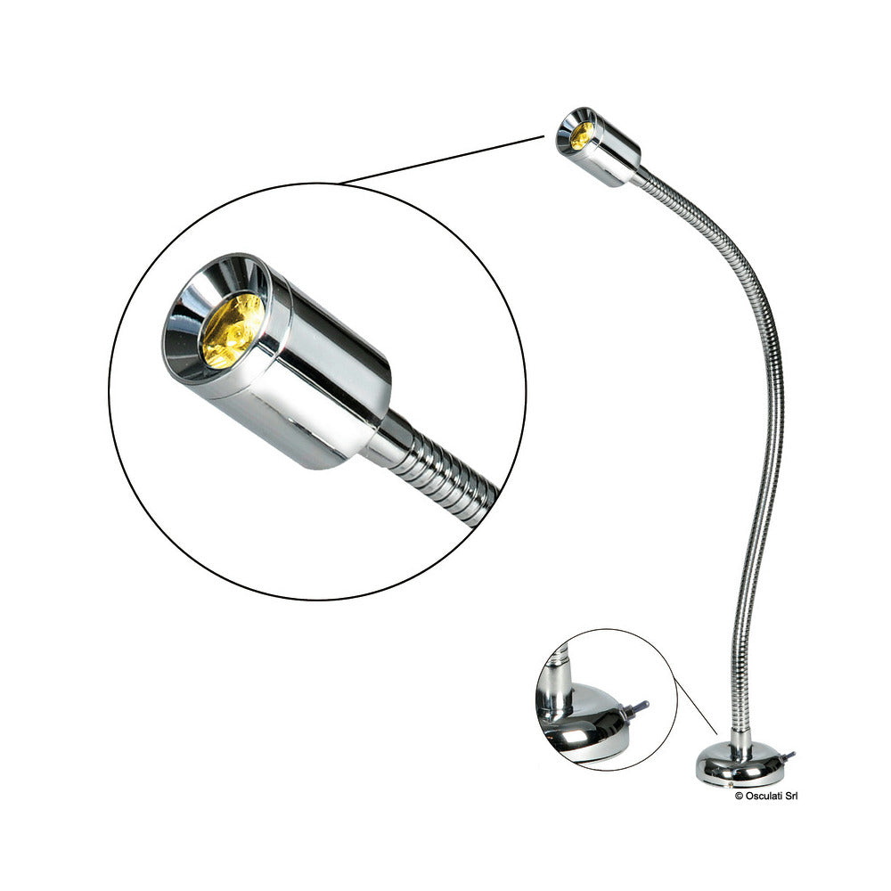 Articulated reading LED spotlight