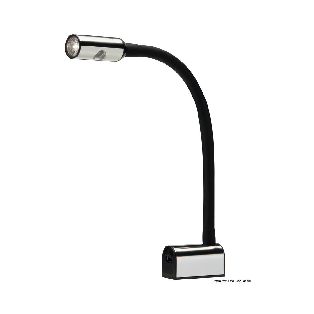 Articulated reading LED spotlight