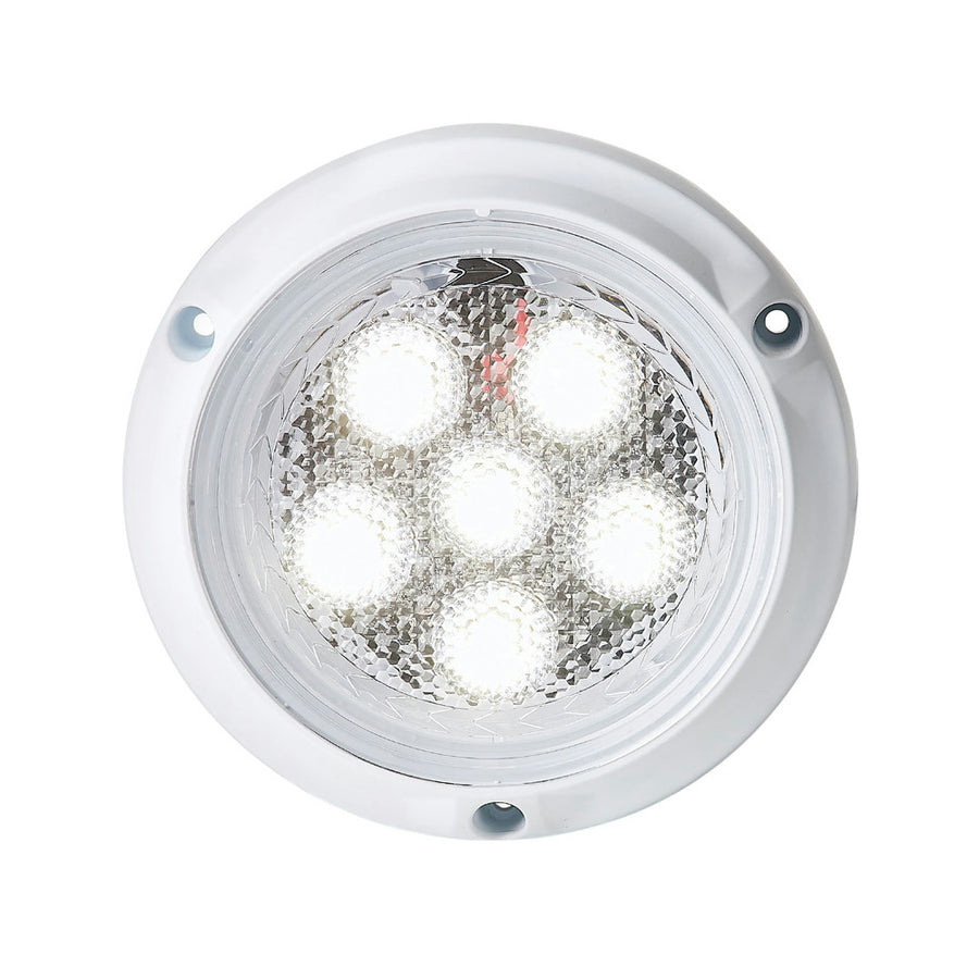 LED undervattenslampa — rund 134 mm, 14W (akter/skrov-montering)