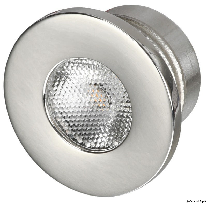 Infälld LED-taklampa – frontal riktning