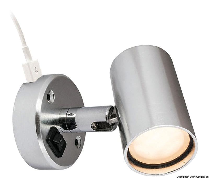 BATSYSTEM Tube LED-spotti USB-liitännällä