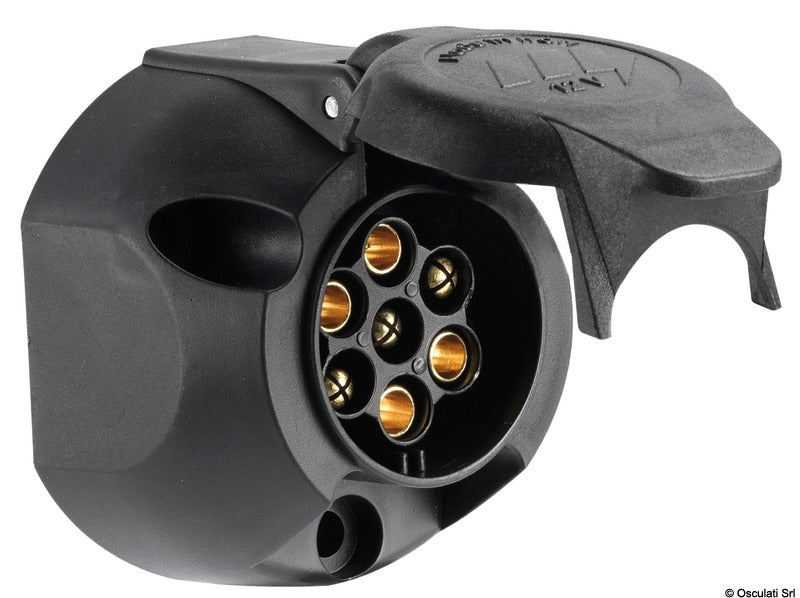 7-polig kontakt och uttag