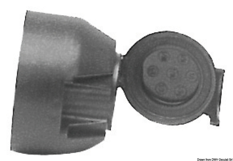 7-polig kontakt och uttag