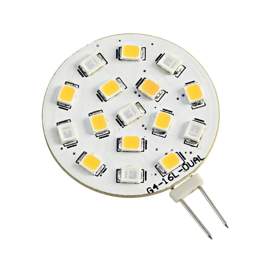 Kaksivärinen SMD LED -lamppu, G4-kanta