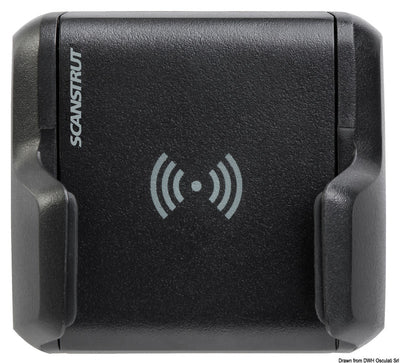 Puhelinteline vedenpitävällä ROKK Wireless Nano -laturilla – 10 W