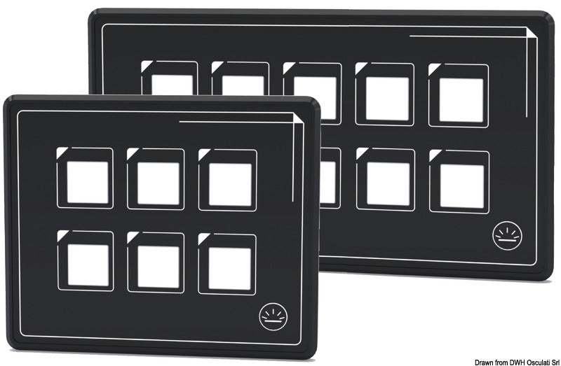 Ultratunn pekskärmstyrd elpanel – panel + USB-kabel + styrbox
