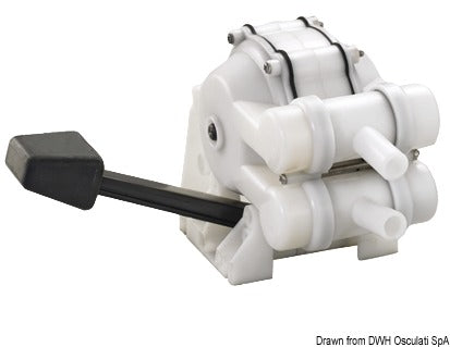 Lavuaarin kaksitoiminen jalkapumppu