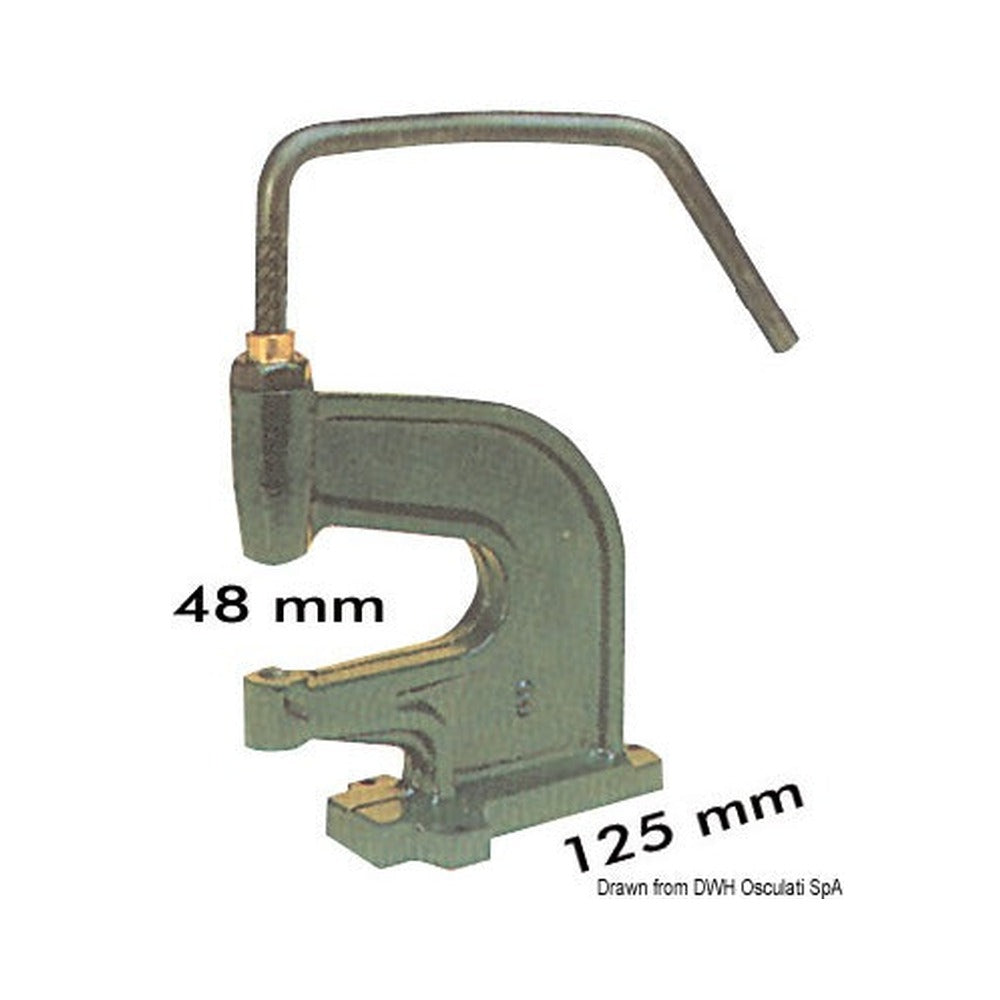 Deck press for snap fasteners 10.301.XX / 10.303.X