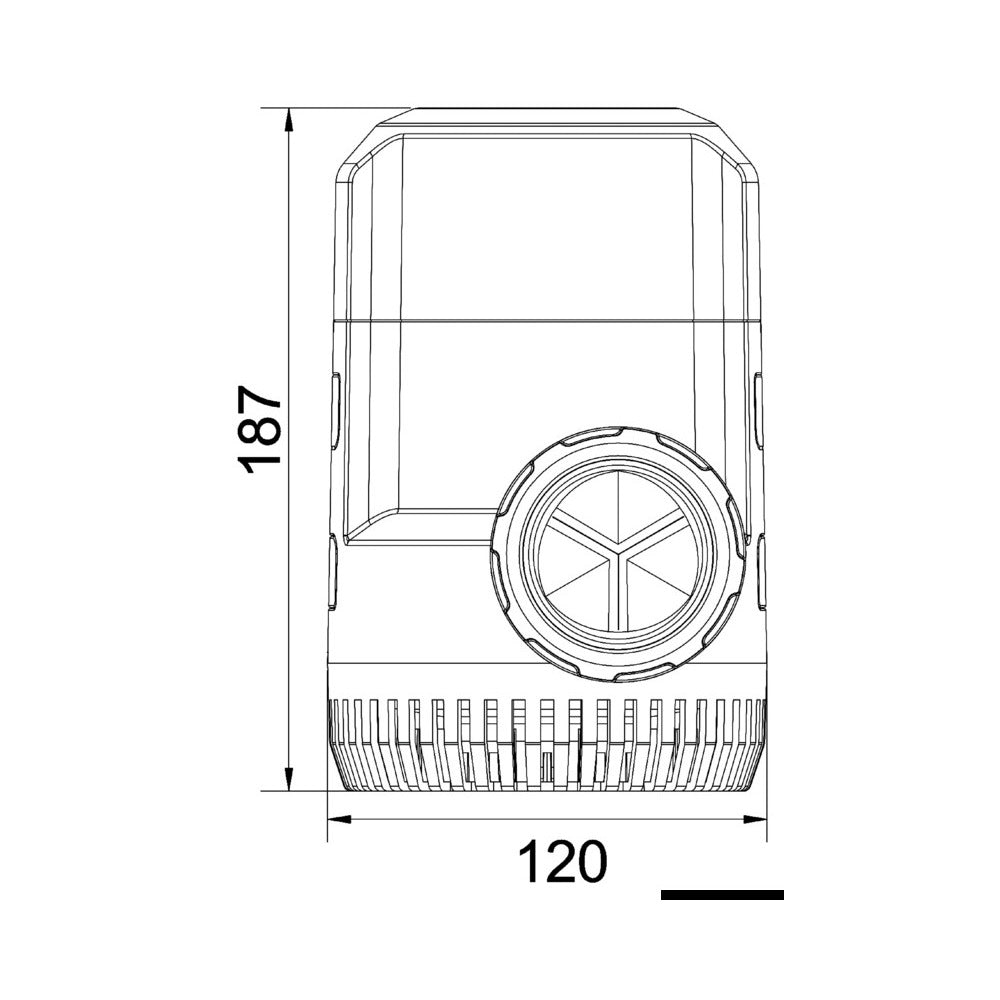 SuperFlow maxi bilge pump for submersion