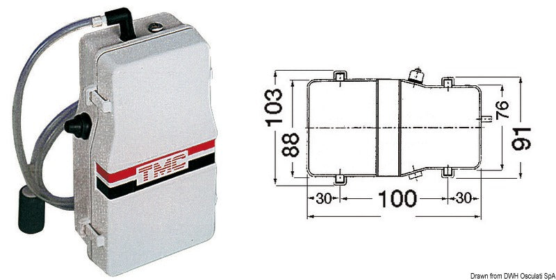 TMC electric aerator pump for livewell tanks