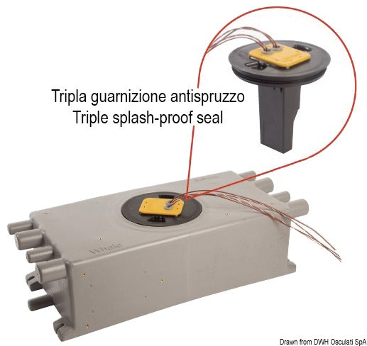 WHALE harmaavesisäiliö sisäänrakennetulla IC-anturilla