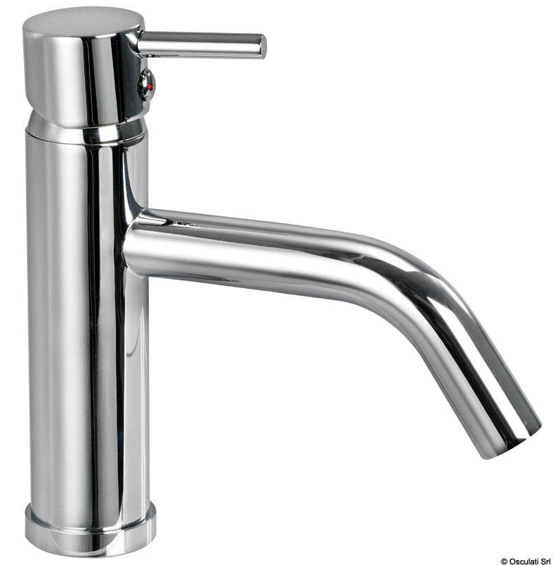 Jessy mixer with ceramic cartridge for washbasins