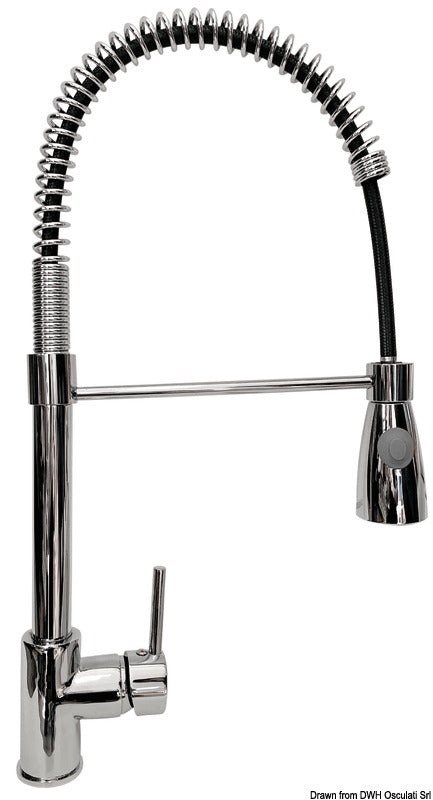 Kitchen tap with Jessy spray