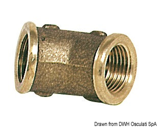 Brass elbows 45° female/female