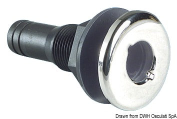 Musta nailoninen ihonistuin