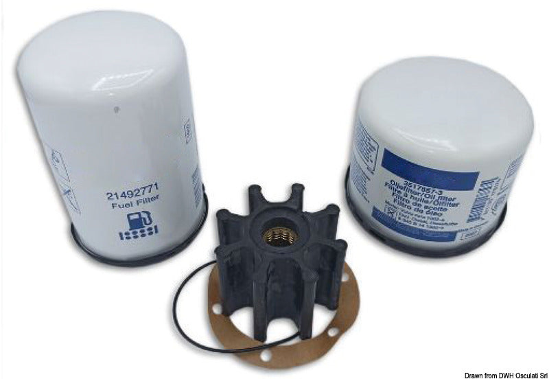 Huoltosarja VOLVO-dieselmoottoreille