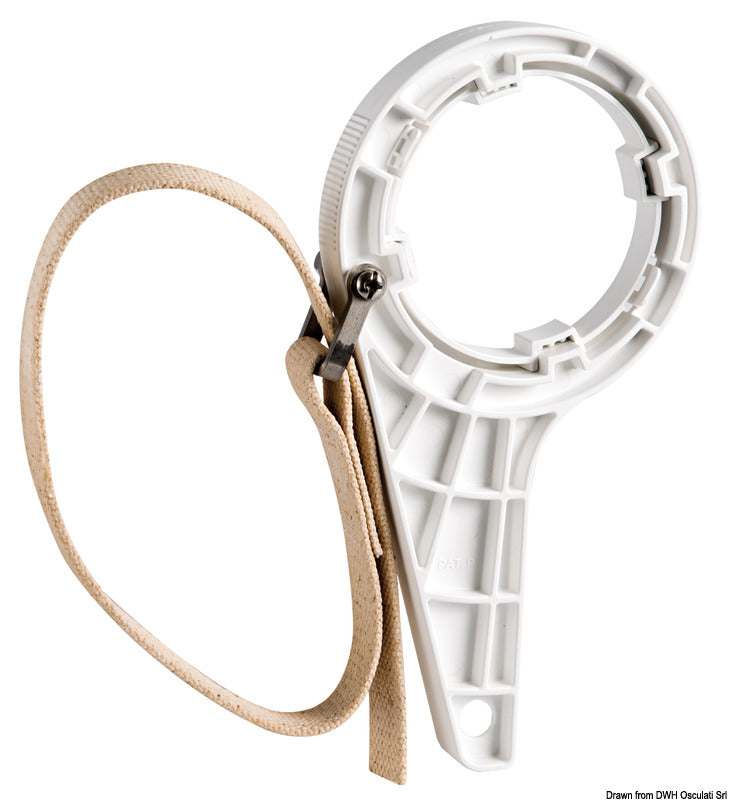 Universalnyckel för att skruva/lossa silar