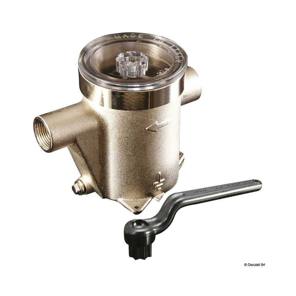 Nickel-plated brass water purification filter for engine cooling