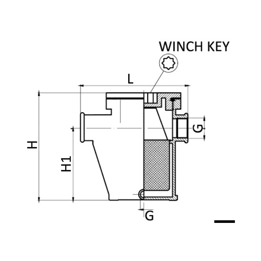 Nickel-plated brass water purification filter for engine cooling