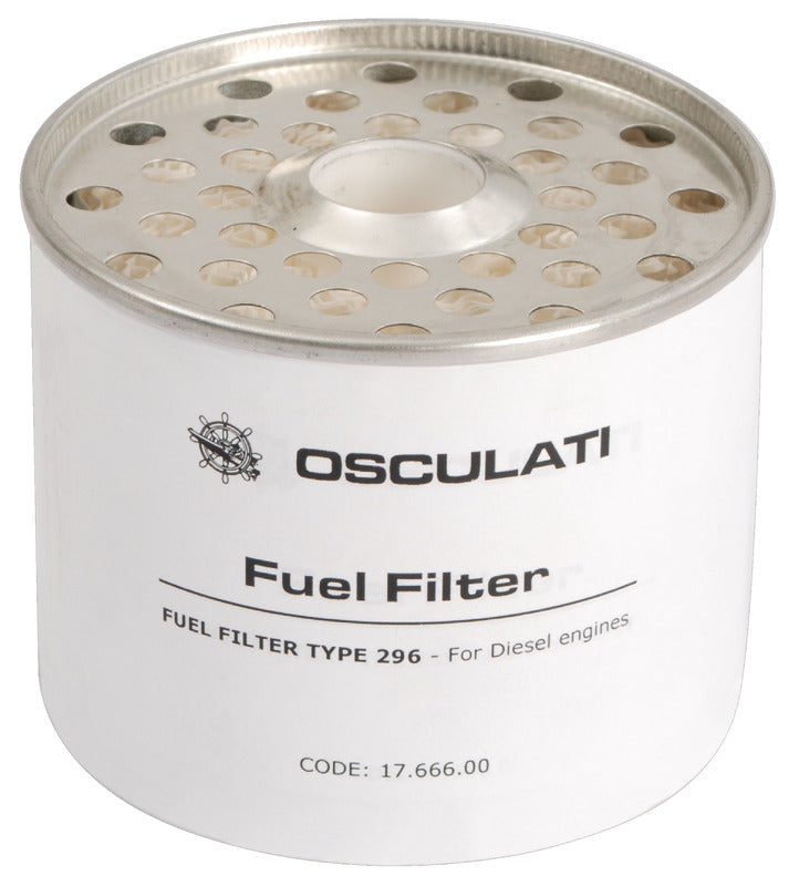 Purifying filter for diesel fuel, made of die-cast aluminium