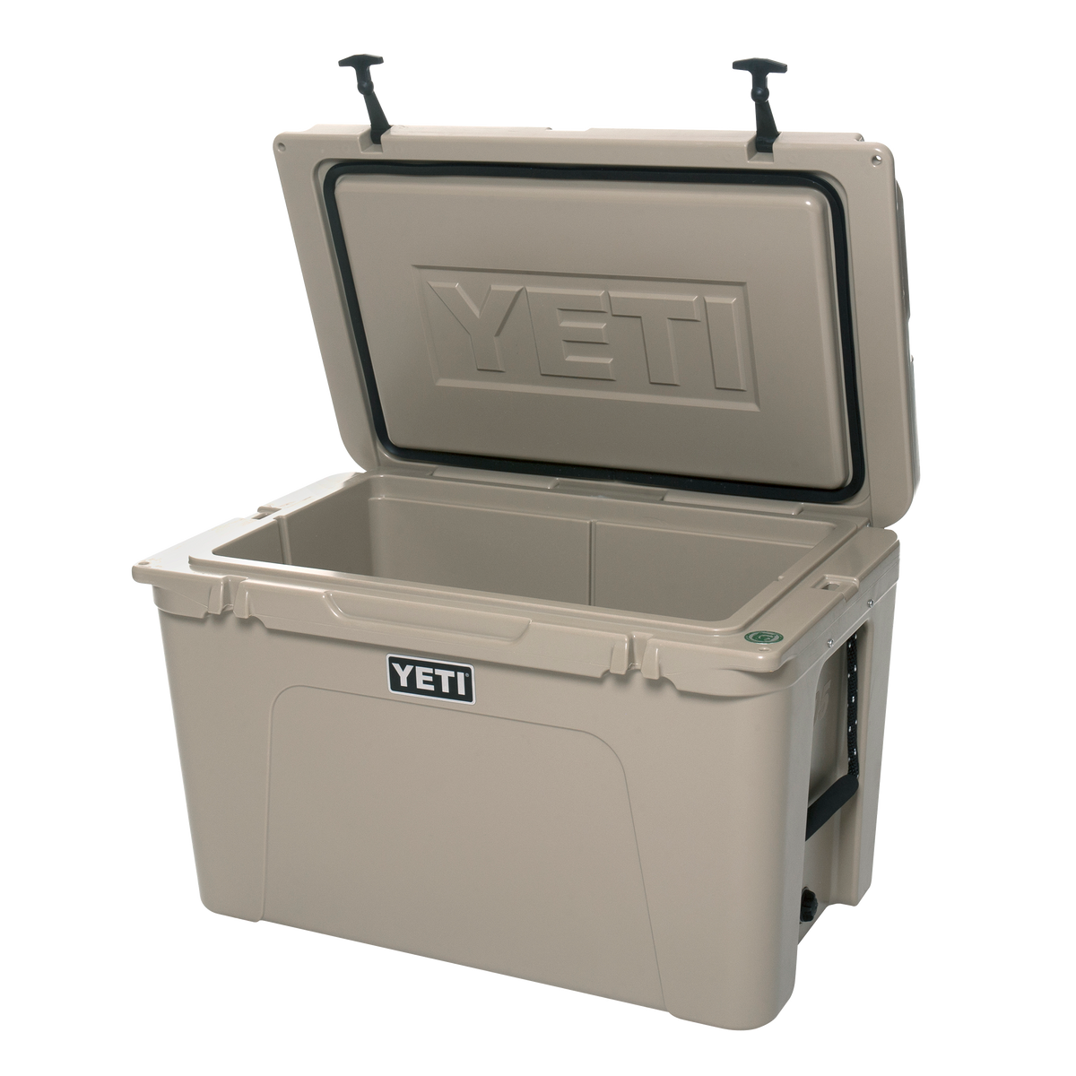 YETI Tundra 105, Tan, three-quarter view
